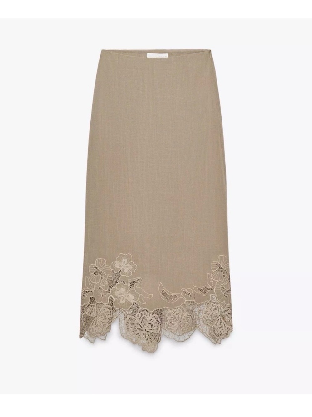 Zara midi lace skirt